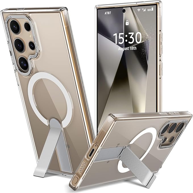 Capa para Samsung Galaxy S24 Ultra com Suporte Compatível MagSafe