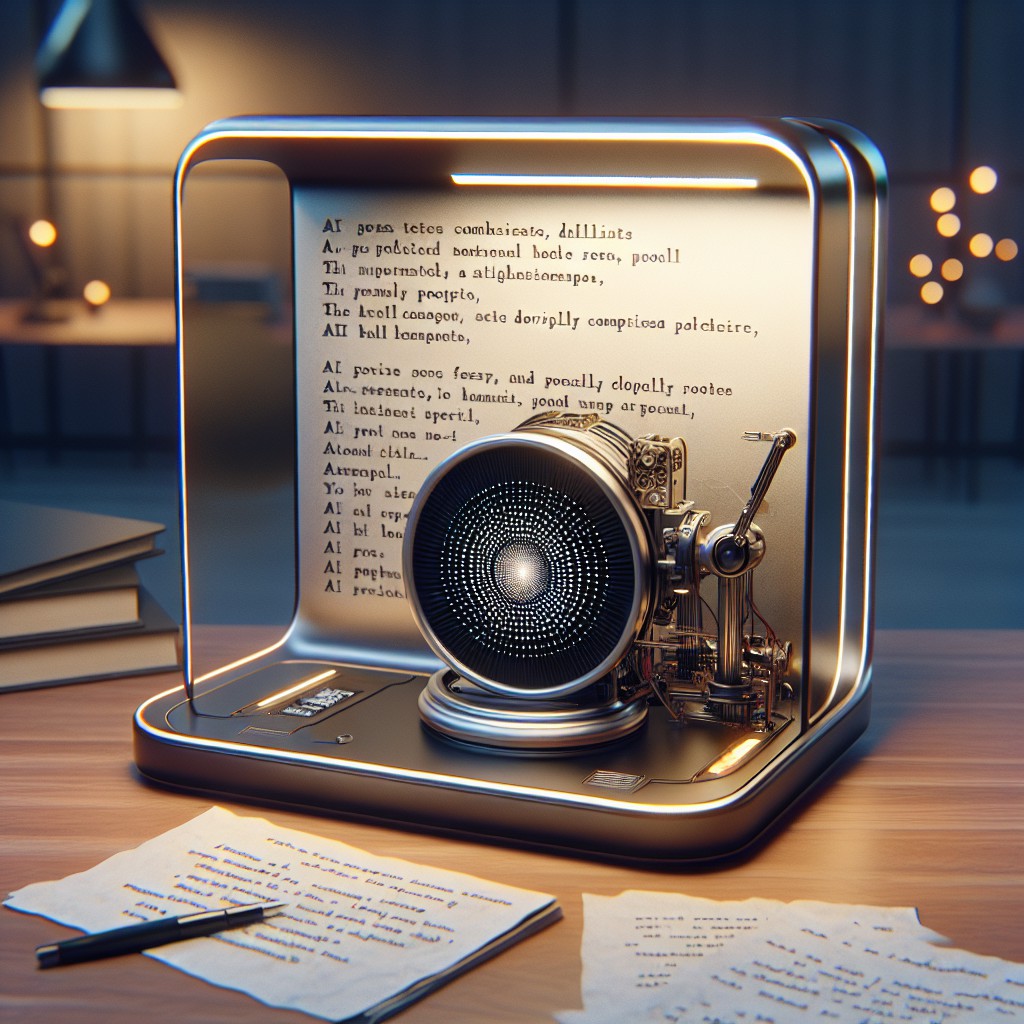 This charming gadget writes bad AI poetry